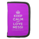 [Crown] keep calm and love messi  Mini Folio Planners