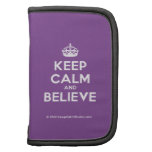 [Crown] keep calm and believe  Mini Folio Planners