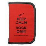 [Electric guitar] keep calm rock on!!!  Mini Folio Planners