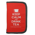 [Cup] keep calm and drink tea  Mini Folio Planners