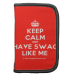 [Crown] keep calm and have swag like me  Mini Folio Planners