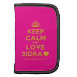 [Crown] keep calm and love sidra [Love heart]  Mini Folio Planners