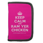 [Crown] keep calm and ram yer chicken  Mini Folio Planners