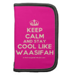 [Dancing crown] keep calm and stay cool like waasifah  Mini Folio Planners