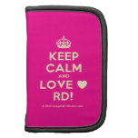 [Crown] keep calm and love ♥ rd!  Mini Folio Planners