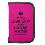 [Smile] you give up!? you loose mate!  Mini Folio Planners