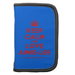 [Crown] keep calm and love aimie-lee  Mini Folio Planners