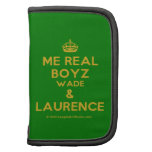 [Crown] me real boyz wade & laurence  Mini Folio Planners