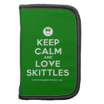 [Smile] keep calm and love skittles  Mini Folio Planners