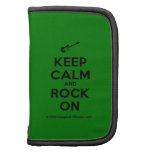 [Electric guitar] keep calm and rock on  Mini Folio Planners