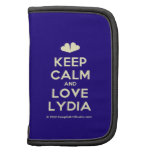 [Two hearts] keep calm and love lydia  Mini Folio Planners