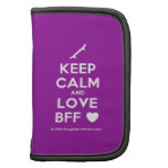 [Skateboard] keep calm and love bff [Love heart]  Mini Folio Planners