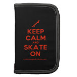 [Skateboard] keep calm and skate on  Mini Folio Planners