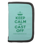 [Knitting crown] keep calm and cast off  Mini Folio Planners
