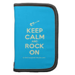 [Electric guitar] keep calm and rock on  Mini Folio Planners