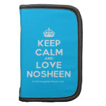 [Crown] keep calm and love nosheen  Mini Folio Planners