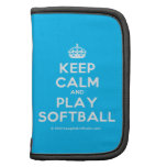 [Crown] keep calm and play softball  Mini Folio Planners