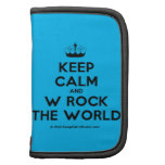 [Knitting crown] keep calm and w rock the world  Mini Folio Planners