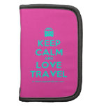 [Campervan] keep calm and love travel  Mini Folio Planners