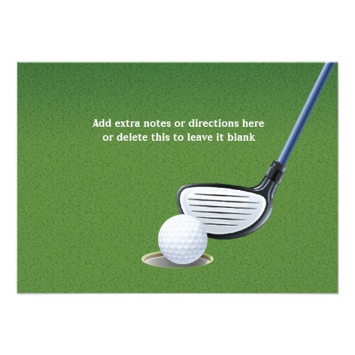 Mini Golf Windmill Fairway Party Invitation