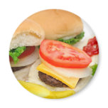 Mini Hamburgers Fridge Magnets