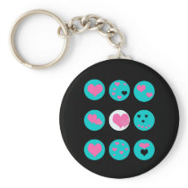 Mini Hearts Keychain