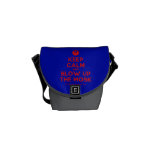[Smile] keep calm and blow up the mosk  Mini Messenger Bags