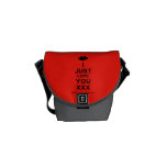 [Two hearts] i just love you xxx  Mini Messenger Bags