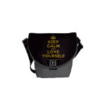 [Crown] keep calm and love yourself  Mini Messenger Bags