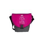 [Two hearts] keep calm and love ffion  Mini Messenger Bags