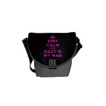 [Crown] keep calm cuz ozzy is my man  Mini Messenger Bags