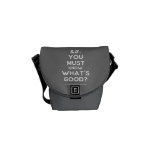 [No Crown] you must know what's good?  Mini Messenger Bags