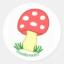 Mini Mushroom Sticker