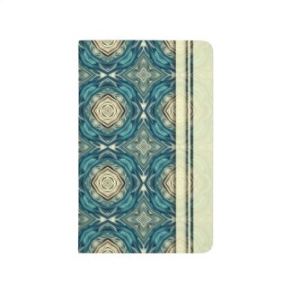 Mini Notebooks -Green Abstract Floral Pattern