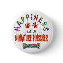 Mini Pinscher Happiness buttons by TLArnold4 Mini Pinscher Happiness buttons