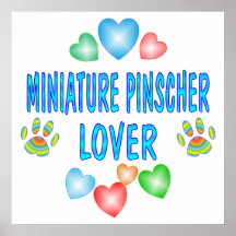 MINI PINSCHER LOVER POSTERS