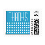 Mini Polka Dots Thanks Postage (Blue)