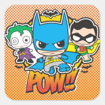 justice leauge, super hero, batman, robin, superman, cyborg, joker, chibi, japanese, toy, dc comics, comic book, Klistermærke med brugerdefineret grafisk design