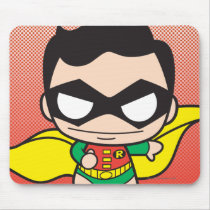 justice leauge, super hero, batman, robin, superman, cyborg, joker, chibi, japanese, toy, dc comics, comic book, Mouse pad with custom graphic design