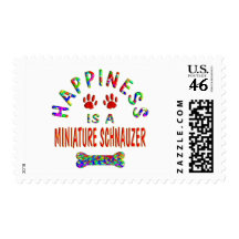 Mini Schnauzer Happiness Postage