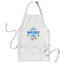MINI SCHNAUZER LOVER aprons by TLArnold4 MINI SCHNAUZER LOVER aprons