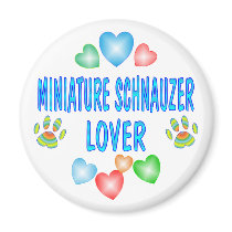 MINI SCHNAUZER LOVER magnets