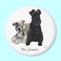 Mini Schnauzers - Magnet magnets