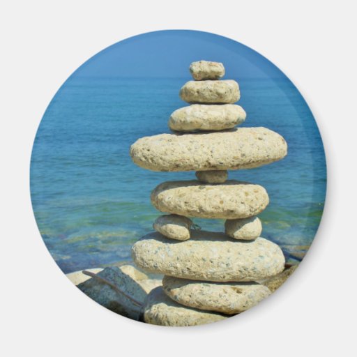 Mini Stone Stack Design Fridge Magnets