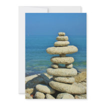 Mini Stone Stack Design Invitation