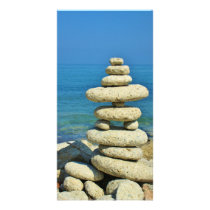 Mini Stone Stack Design Photo Card Template