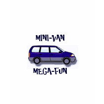 MINI-VAN MEGA-FUN t-shirts by KrisLittle MINI-VAN MEGA-FUN t-shirts