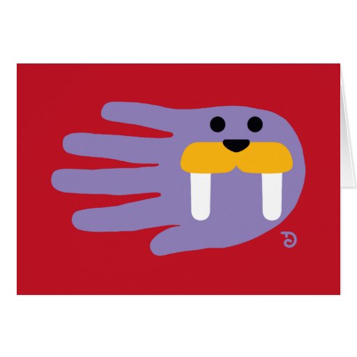 Mini Walrus Card
