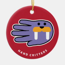 Mini Walrus Christmas Ornaments