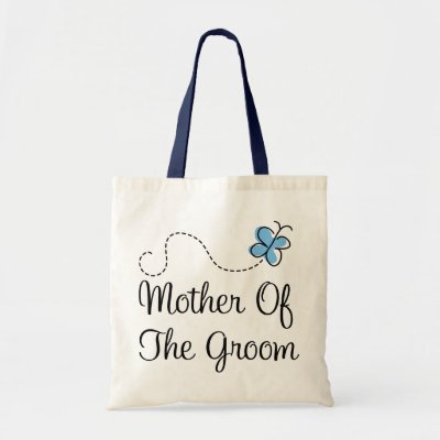 Mini Wedding Day Mother of the Groom Blue Tote Bag
